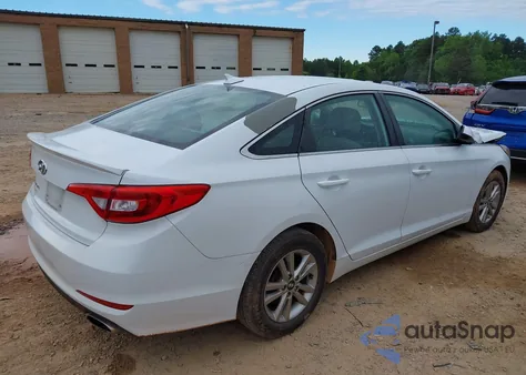 2017 Hyundai Sonata Se z USA, uszkodzony, nr VIN 5NPE24AF6HH458022